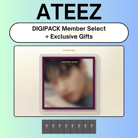 [9/11 WN EVENT] ATEEZ - GOLDEN HOUR: Part 1 DIGIPACK Select Ver. + Exclusive Gifts