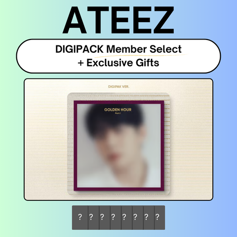 [9/11 WN EVENT] ATEEZ - GOLDEN HOUR: Part 1 DIGIPACK Select Ver. + Exclusive Gifts