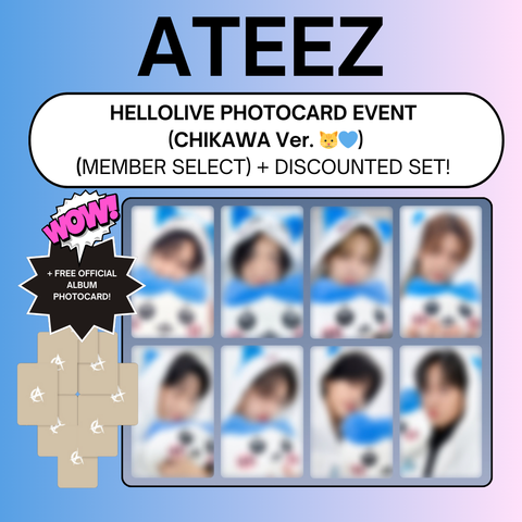 [11/13 HELLOLIVE PHOTOCARD EVENT] ATEEZ - GOLDEN HOUR: Part.2 (PRE-ORDER)