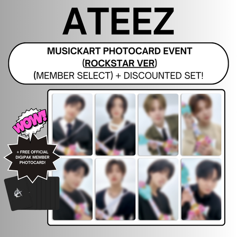 [11/21 MUSICART PHOTOCARD EVENT] ATEEZ - GOLDEN HOUR: Part.2 (PRE-ORDER)