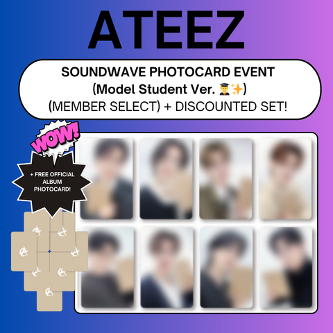 [11/24 SOUNDWAVE PHOTOCARD EVENT] ATEEZ - GOLDEN HOUR: Part.2 (PRE-ORDER)