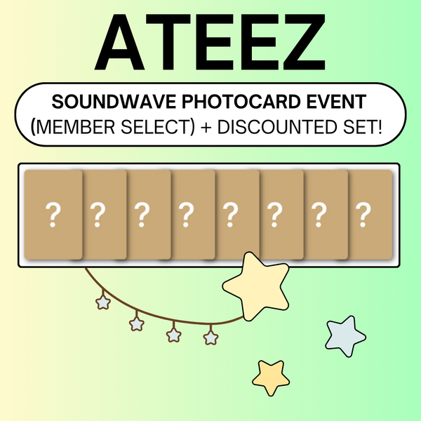 [7/18 SOUNDWAVE PHOTOCARD EVENT] ATEEZ - [GOLDEN HOUR : Part.1] (PRE-ORDER)