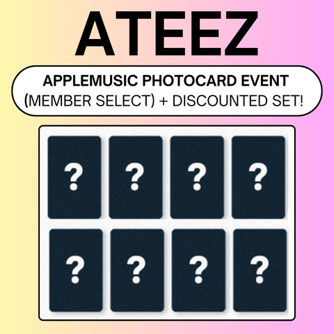 [7/23 APPLEMUSIC PHOTOCARD EVENT] ATEEZ - [GOLDEN HOUR : Part.1] (PRE-ORDER)