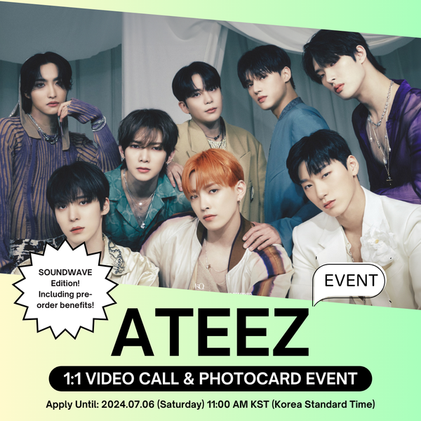 [7/18 1:1 VIDEO CALL EVENT BY SOUNDWAVE] ATEEZ - [GOLDEN HOUR : Part.1] (DIGIPACK) (PRE-ORDER)