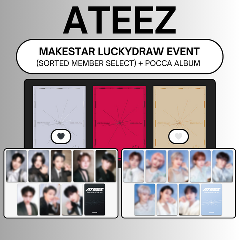 [11/18 MAKESTAR LUCKY DRAW OFFLINE EVENT] ATEEZ - GOLDEN HOUR : Part.1 (POCCA ALBUM) (PRE-ORDER)