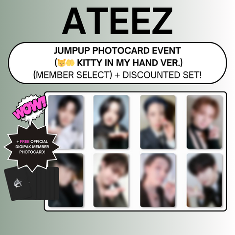 [12/1 JUMPUP PHOTOCARD EVENT] ATEEZ - GOLDEN HOUR: Part.2 (PRE-ORDER)