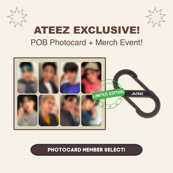 [EVENT] ATEEZ - WONDERWALL T-Z KARABINER + EXCLUSIVE PHOTOCARD