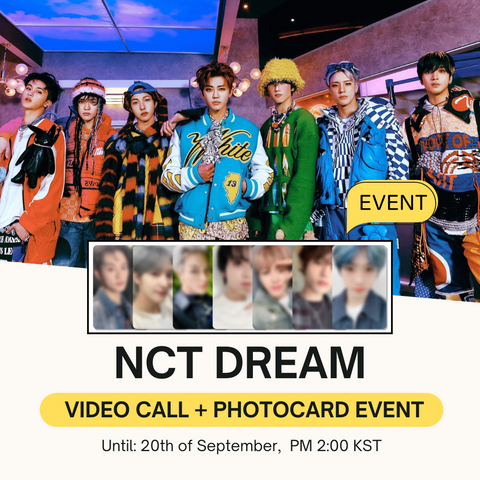 [1:1 Video Call Event] NCT DREAM 3rd Album - ISTJ (Photobook Ver.) Commemorative Video Call Event