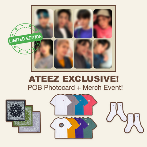 [EVENT] ATEEZ - WONDERWALL 2ND EDITION OFFICIAL MD + EXCLUSIVE PHOTOCARD PRE-ORDER