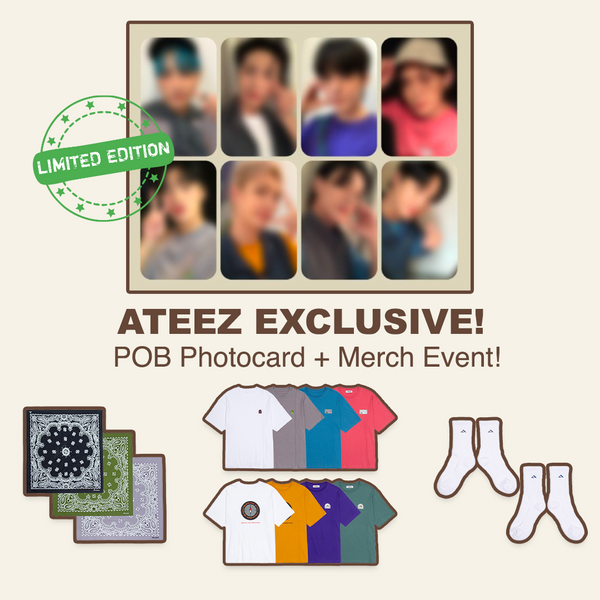 [EVENT] ATEEZ - WONDERWALL 2ND EDITION OFFICIAL MD + EXCLUSIVE PHOTOCARD  PRE-ORDER