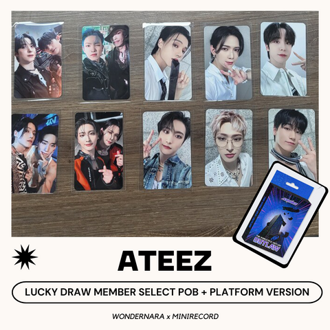 [LUCKY DRAW MEMBER SELECT] ATEEZ - THE WORLD EP.2 OUTLAW (PLATFORM VER. 5.0) + PHOTOCARD MEMBER SELECT