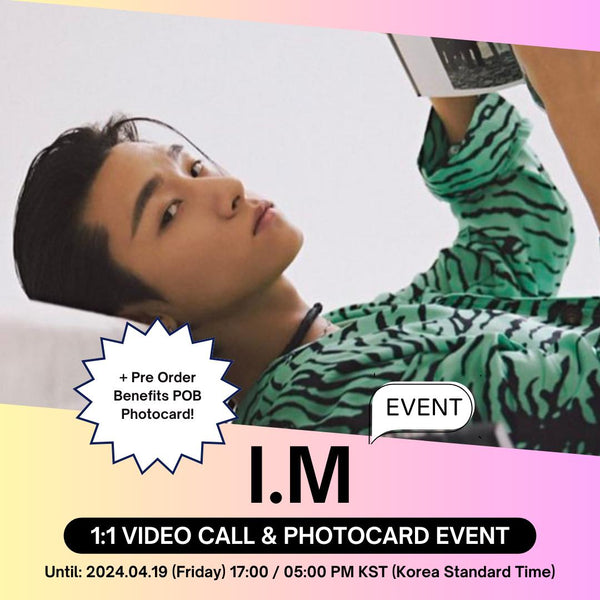 [4/27 1:1 VIDEO CALL EVENT BY FLNK] I.M - 3rd EP: Off The Beat [Random] (PRE-ORDER)