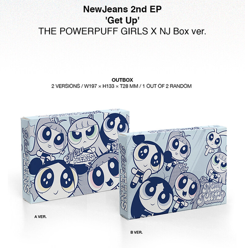 [ALADDIN SPECIAL PHOTOCARD] NewJeans – 2nd EP Get Up THE POWERPUFF GIRLS X NJ Box ver. [Random out of 2 types]