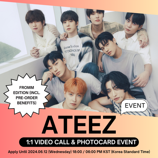 [6/16 1:1 VIDEO CALL EVENT BY FROMM] ATEEZ - [GOLDEN HOUR : Part.1] (DIGIPACK) (PRE-ORDER)