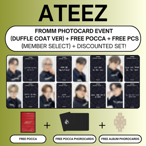 [12/28 FROMM PHOTOCARD EVENT] ATEEZ - GOLDEN HOUR: Part.2 (PRE-ORDER)