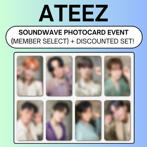 [6/01 SOUNDWAVE PHOTOCARD EVENT] ATEEZ - [GOLDEN HOUR : Part.1] (PRE-ORDER)