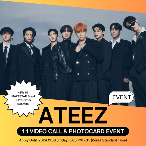 [11/16 1:1 VIDEO CALL EVENT BY MAKESTAR] ATEEZ - The 2nd Album [GOLDEN HOUR: Part.2] (POCAALBUM ver.) (PRE-ORDER)