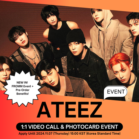 [11/15 1:1 VIDEO CALL EVENT BY FROMM] ATEEZ - GOLDEN HOUR: Part.2 (DIGIPACK VER.) (PRE-ORDER)