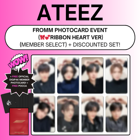 [12/8 FROMM PHOTOCARD EVENT] ATEEZ - GOLDEN HOUR: Part.2 (PRE-ORDER)