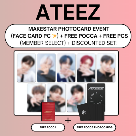 [01/31 MAKESTAR PHOTOCARD EVENT] ATEEZ - GOLDEN HOUR: Part.2 (PRE-ORDER)