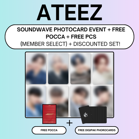 [01/31 SOUNDWAVE PHOTOCARD EVENT] ATEEZ - GOLDEN HOUR: Part.2 (PRE-ORDER)