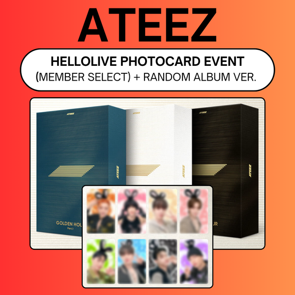 [HELLOLIVE PHOTOCARD EVENT] ATEEZ - Golden Hour : Part.1 (PRE-ORDER)