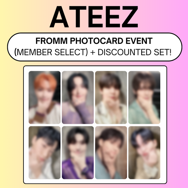[6/08 FROMM PHOTOCARD EVENT] ATEEZ - [GOLDEN HOUR : Part.1] (PRE-ORDER)