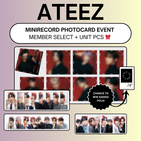 [01/12 MINIRECORD LUCKY DRAW EVENT] ATEEZ - GOLDEN HOUR: Part.2 (DIGIPACK ver.) (PRE-ORDER)