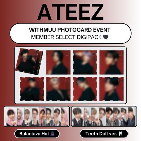 [01/10 WITHMUU LUCKY DRAW EVENT] ATEEZ - GOLDEN HOUR: Part.2 (DIGIPACK ver.) (PRE-ORDER)