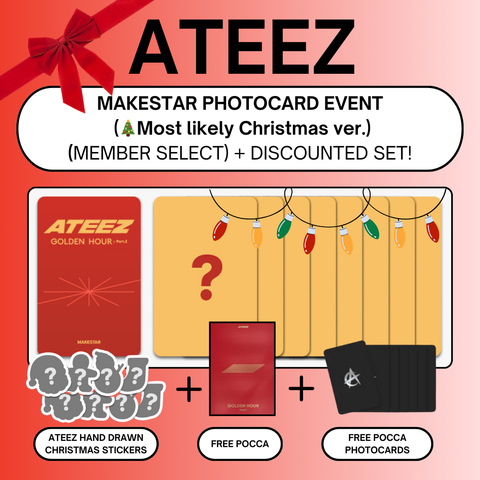 [12/21 MAKESTAR PHOTOCARD EVENT] ATEEZ - GOLDEN HOUR: Part.2 (PRE-ORDER)