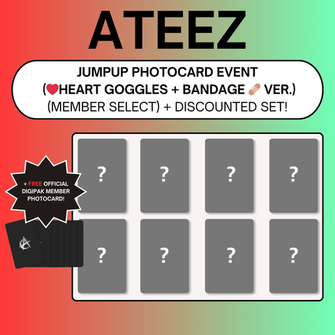 [12/18 JUMPUPENT PHOTOCARD EVENT] ATEEZ - GOLDEN HOUR: Part.2 (PRE-ORDER)