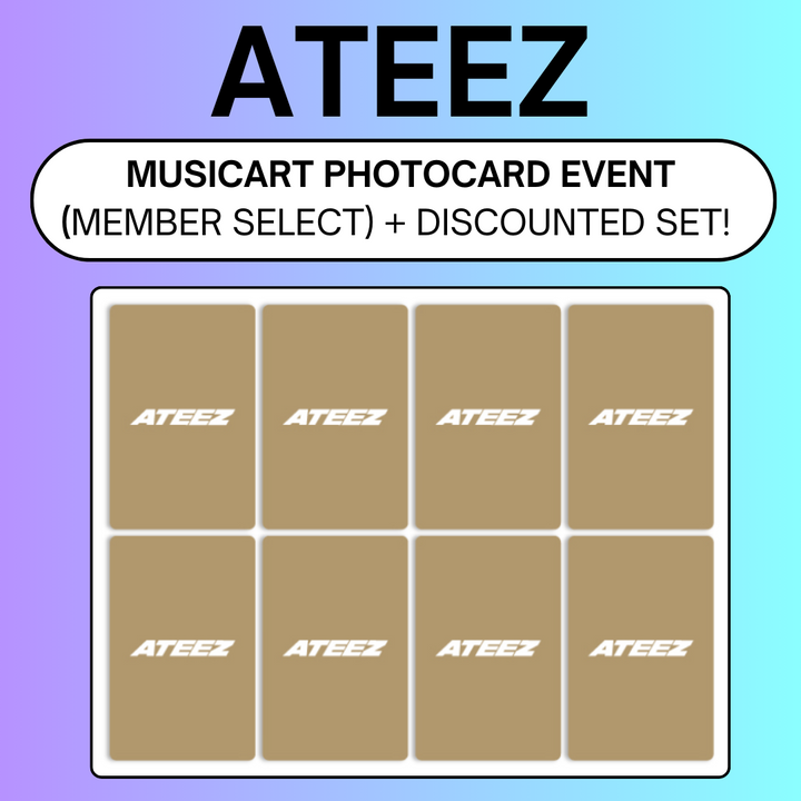 [6/11 MUSICART PHOTOCARD EVENT] ATEEZ - [GOLDEN HOUR : Part.1] (PRE-ORDER)