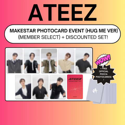 [11/16 MAKESTAR PHOTOCARD EVENT] ATEEZ - GOLDEN HOUR: Part.2 (PRE-ORDER)