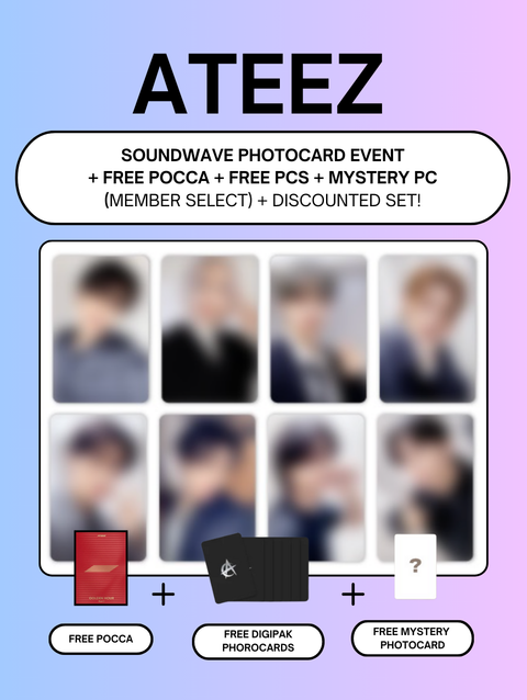 [02/04 SOUNDWAVE PHOTOCARD EVENT] ATEEZ - GOLDEN HOUR: Part.2 (PRE-ORDER)