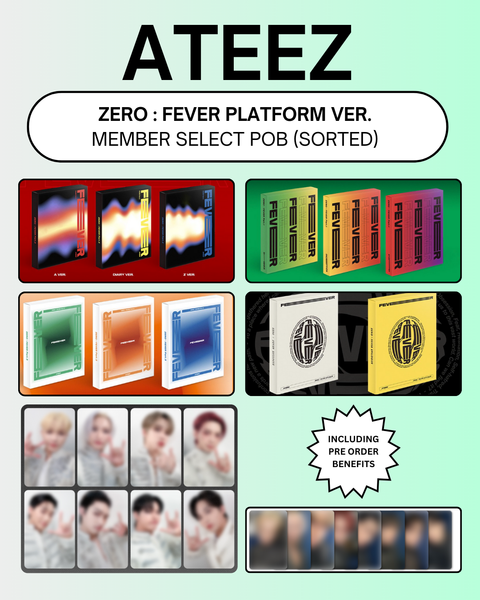 [02/27 [PLATFORM VER.] ATEEZ - ZERO : FEVER EPILOGUE DIARY VER. (PRE-ORDER)