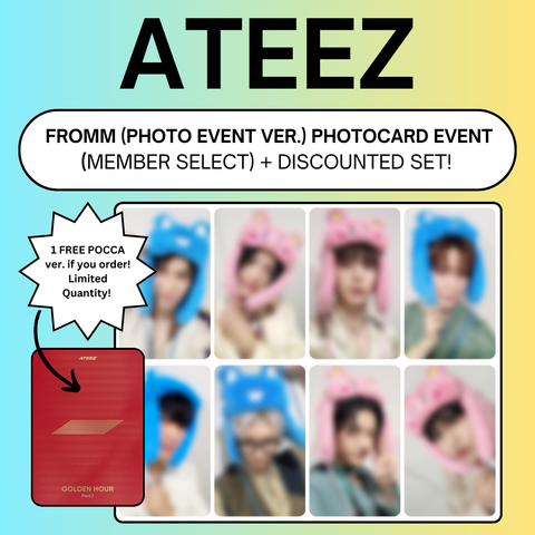 [6/16 FROMM PHOTOCARD EVENT] ATEEZ - [GOLDEN HOUR : Part.1] (PRE-ORDER)
