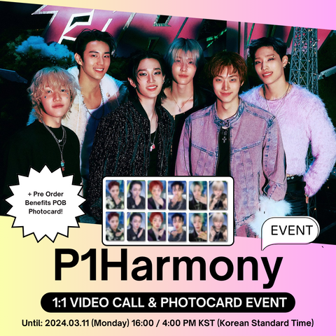 [3/15 1:1 VIDEO CALL EVENT BY JUMPUPENT] P1Harmony - 1ST ALBUM: KILLIN' IT (RANDOM) + PHOTOCARD