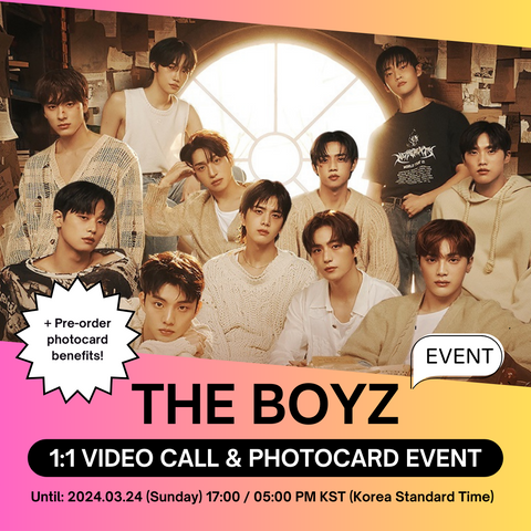 [4/5 1:1 VIDEO CALL EVENT BY MINIRECORD] THE BOYZ - 2ND ALBUM [PHANTASY] Pt.3 Love Letter (Platform ver.) (PRE-ORDER)