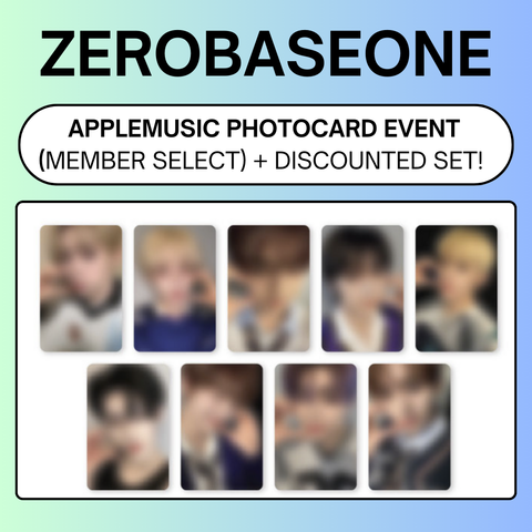 [10/23 APPLEMUSIC PHOTOCARD EVENT] ZEROBASEONE - The 4th Mini Album [CINEMA PARADISE] (PRE-ORDER)