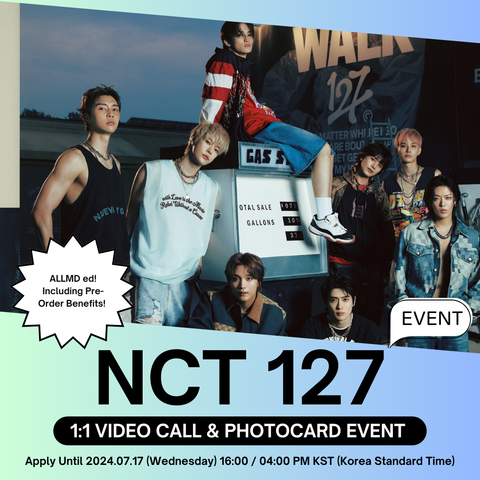 [7/25 1:1 VIDEO CALL EVENT BY ALLMD] NCT 127 6th Studio Album 'WALK' (WALK VER.) (PRE-ORDER)