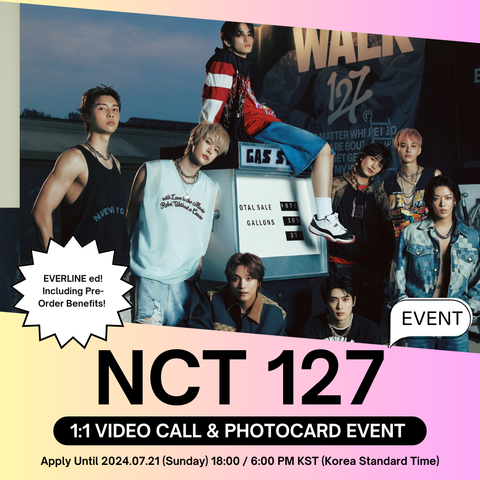 [7/26 1:1 VIDEO CALL EVENT BY EVERLINE] NCT 127 6th Studio Album 'WALK' (WALK VER.) (PRE-ORDER)