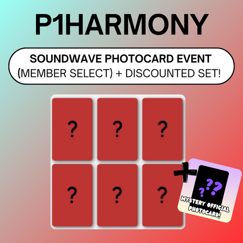 [9/20 SOUNDWAVE PHOTOCARD EVENT] P1Harmony - 7th Mini Album [SAD SONG] (PRE-ORDER)