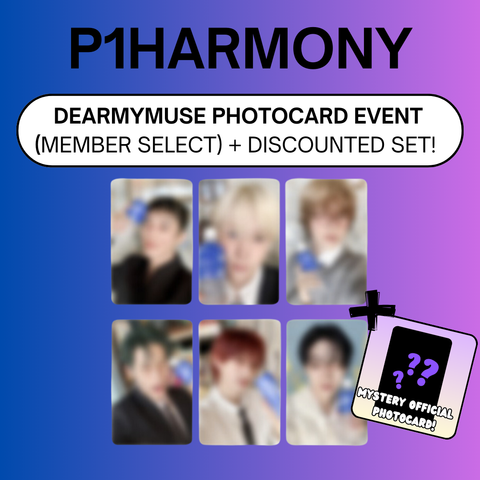 [9/24 DEARMYMUSE PHOTOCARD EVENT] P1Harmony - 7th Mini Album [SAD SONG] (PRE-ORDER)