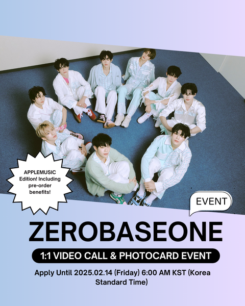 [03/08 1:1 VIDEO CALL EVENT BY APPLEMUSIC] ZEROBASEONE - The 5th Mini Album [BLUE PARADISE] (ALBUM ver.) (PRE-ORDER)