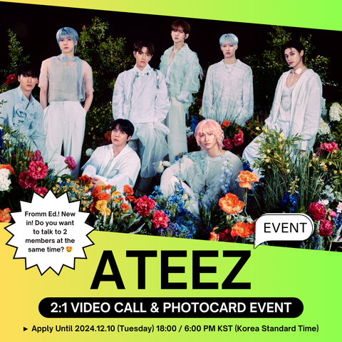 [12/19 2:1 VIDEO CALL EVENT BY FROMM] ATEEZ - GOLDEN HOUR: Part.2 (DIGIPACK ver.) (PRE-ORDER)