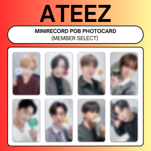 [3/10 PHOTOCARD EVENT MEMBER SELECT BY MINIRECORD] ATEEZ - THE WORLD EP.FIN : WILL