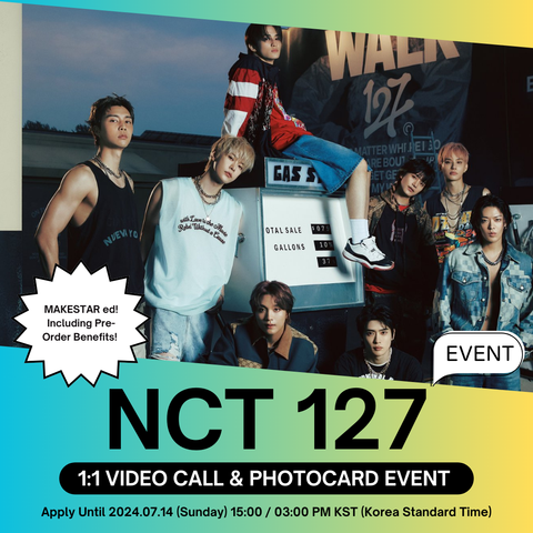 [7/24 1:1 VIDEO CALL EVENT BY MAKESTAR] NCT 127 6th Studio Album 'WALK' (WALK VER.) (PRE-ORDER)