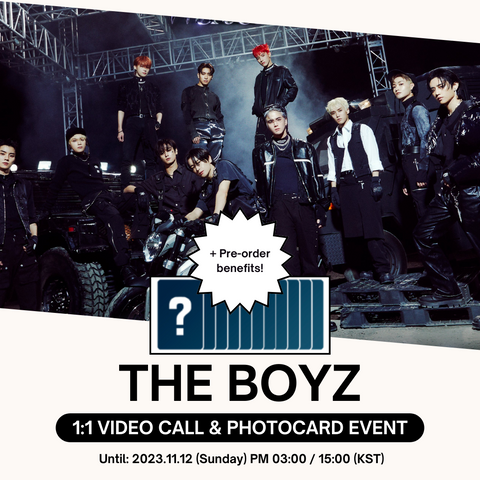 [1:1 VIDEO CALL EVENT - KTOWN4U] THE BOYZ - 2ND FULL ALBUM [PHANTASY] Pt.2 Sixth Sense PRE-ORDER