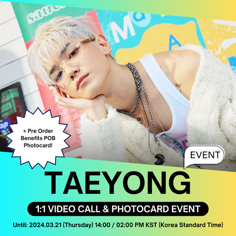 [3/28 1:1 VIDEO CALL EVENT BY YES24] TAEYONG - 2nd Mini Album [TAP] (Flip Zine Ver.), PRE-ORDER