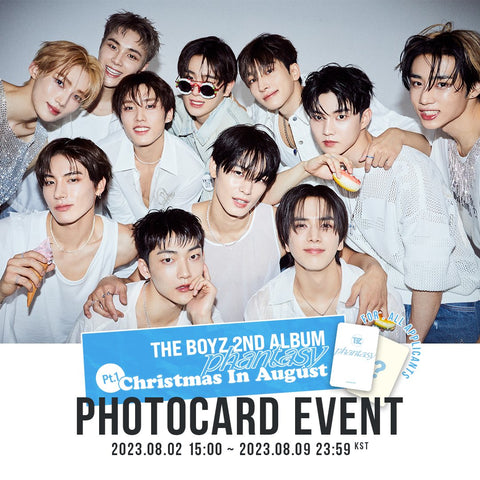 [Makestar] THE BOYZ - 2ND ALBUM [PHANTASY] Pt.1 Christmas In August Photocard Event